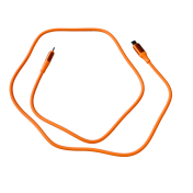 Kabel USB dł. 1m 100W pomarańczowy - obrazek 2