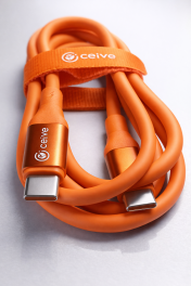 Kabel USB dł. 1m 100W pomarańczowy - obrazek 4