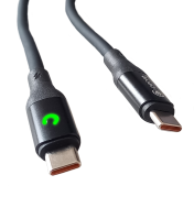 Kabel USB dł. 1m 100W czarny - obrazek 3