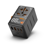 Uniwersalny adapter podróżny z ładowarką USB 65W