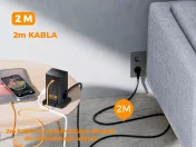 Nabiurkowa stacja Tessan zasilająco ładująca, 65W - obrazek 6