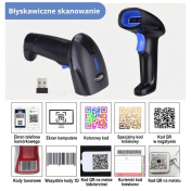 Skaner Kodów 2D YHD-1100DB Bluetooth + WiFi 2.4G QR - obrazek 3