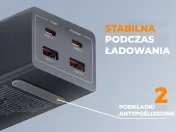 Listwa zasilająca TESSAN z ładowarką USB 30W - obrazek 8