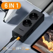 Listwa zasilająca TESSAN z ładowarką USB 30W - obrazek 9