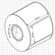 Zestaw etykiet 58x33mm - 3 kolory po 750szt - obrazek 6